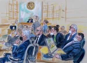 Trial of Oath Keepers leader Stewart Rhodes and four others charged with seditious conspiracy.