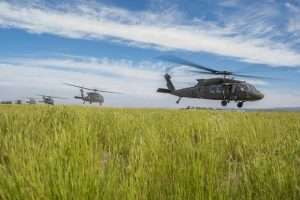 The Idaho National Guard’s 1st of the 183rd Aviation Regiment conducted Operation Infinite Crisis training near Boise, Idaho.