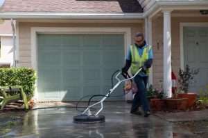 A maintenance worker for Balfour Beatty Housing.