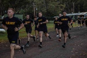 Army Combat Fitness Test in Hawaii.
