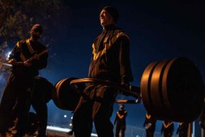 Deadlift event during a diagnostic Army Combat Fitness Test