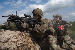 Live fire exercise in Larnaca, Cyprus