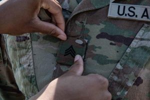 U.S. Army soldier promoted to the rank of sergeant