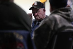 Veterans Day Waiting for Medal