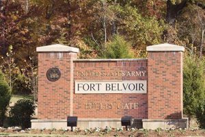 Tulley's Gate at Fort Belvoir in Virginia.