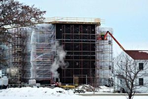 Construction workat Fort McCoy, Wis.