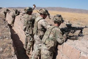 Soldiers with the Kansas National Guard