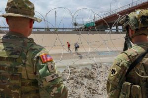 Oklahoma Army National Guard soldiers support border operations in Texas.