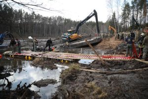 Recovery of a U.S. Army M88 Hercules in Lithuania