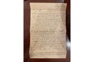 Army Pvt. 1st Class Arthur W. Crossland Jr. sent dozens of letters to his family while serving during World War II.