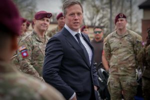 Secretary of the Army Dan Driscoll at Fort Bragg, North Carolina