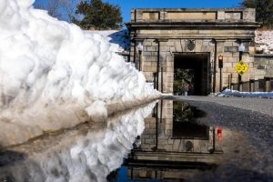 The main gate to Fort Monroe in Hampton, Virginia