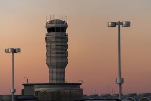 Air traffic control tower at Ronald Reagan Washington National Airport