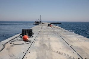 Trident Pier on the Gaza coast