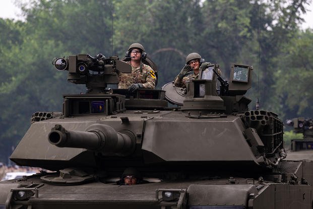 mil-army-250-birthday-parade-tanks-1800.jpg Starting point of the U.S. Army 250th Birthday in Washington, D.C.