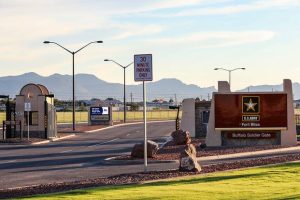 Buffalo Soldier Gate at Fort Bliss, Texas