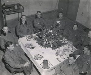 Seven American and German Soldiers Sat Down and Enjoyed a Christmas Dinner Together During the Battle of the Bulge