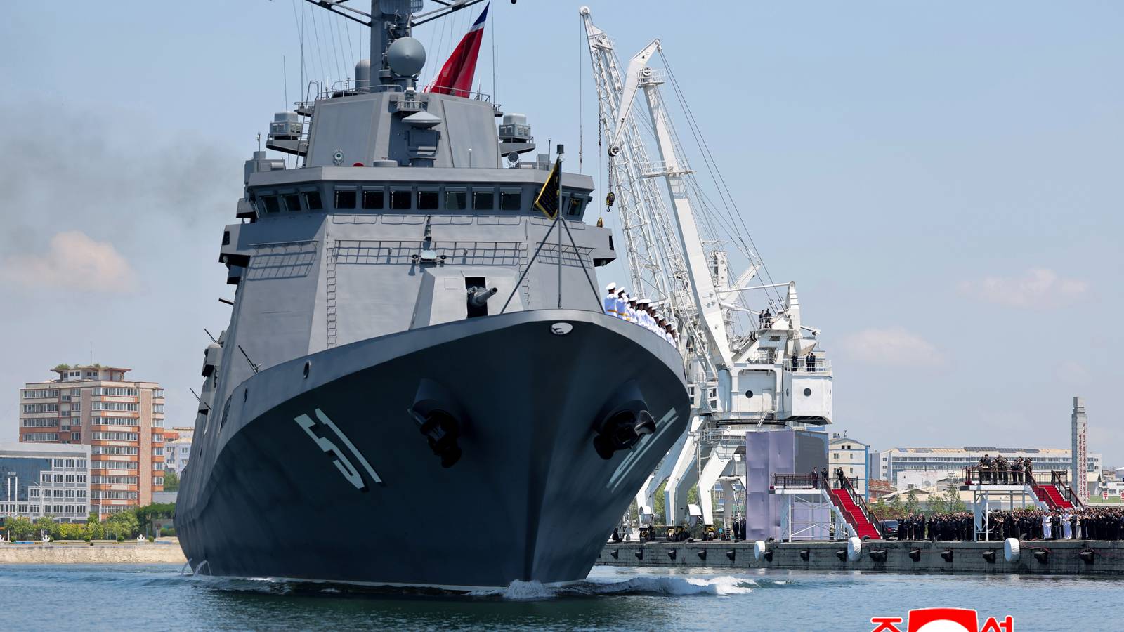 North Korea's Kim Claims Progress on Nuclear-Armed Navy as New Warship Is Placed into Service