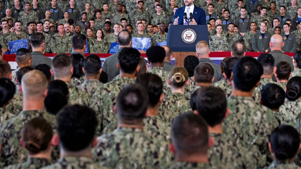 Vance Visits Naval Air Station Oceana, Vows Military Deserves 'A Defined Mission'